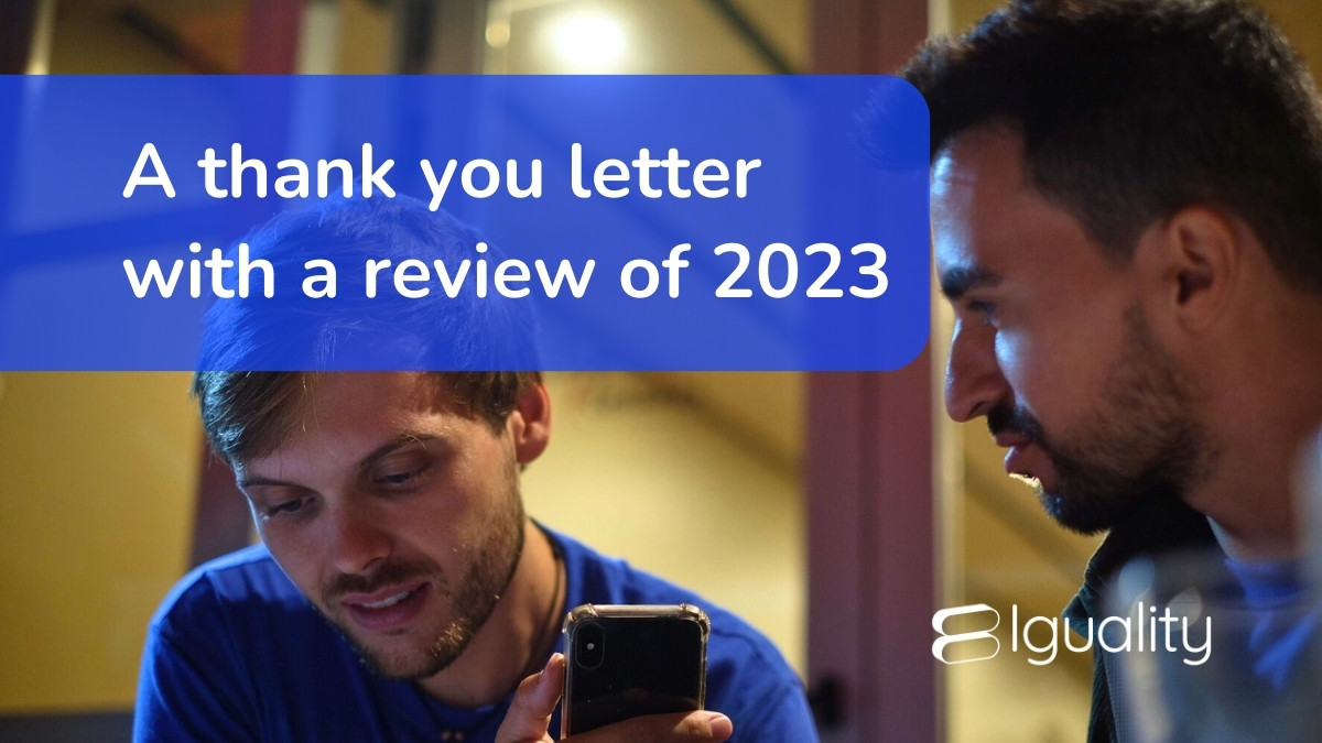 A thank you letter with a review of 2023