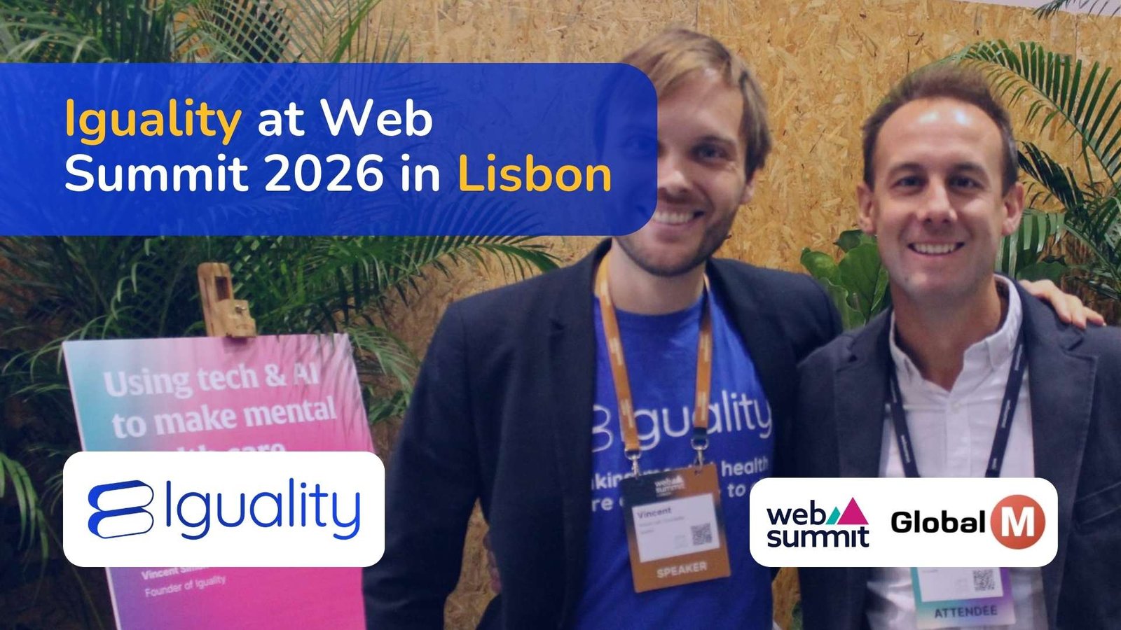 Iguality at Web Summit 2026 with the support of Global M