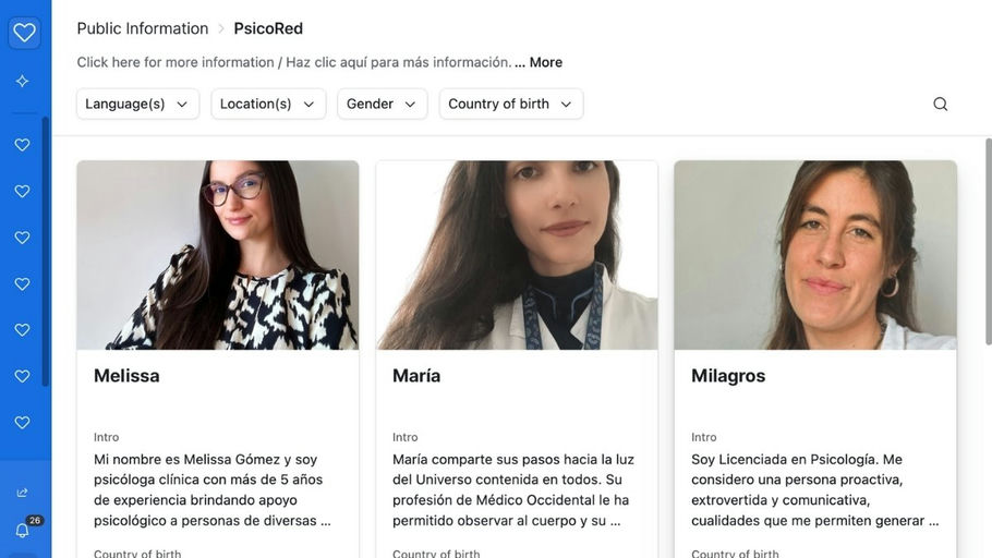 Informació PsicoRed